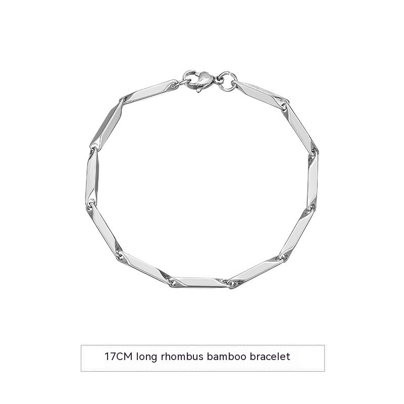 Accessoires d'ornement en titane et acier, tendance, Style Simple, personnalité, sens élevé, accessoires d'ornement européens et américains