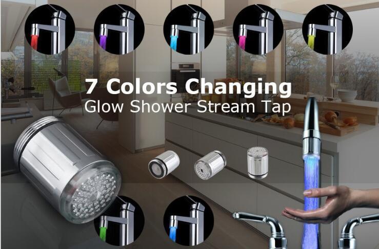Robinet lumineux LED créatif pour cuisine et salle de bain