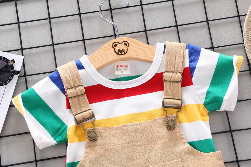 Salopette arc-en-ciel Filles Bébé Enfants