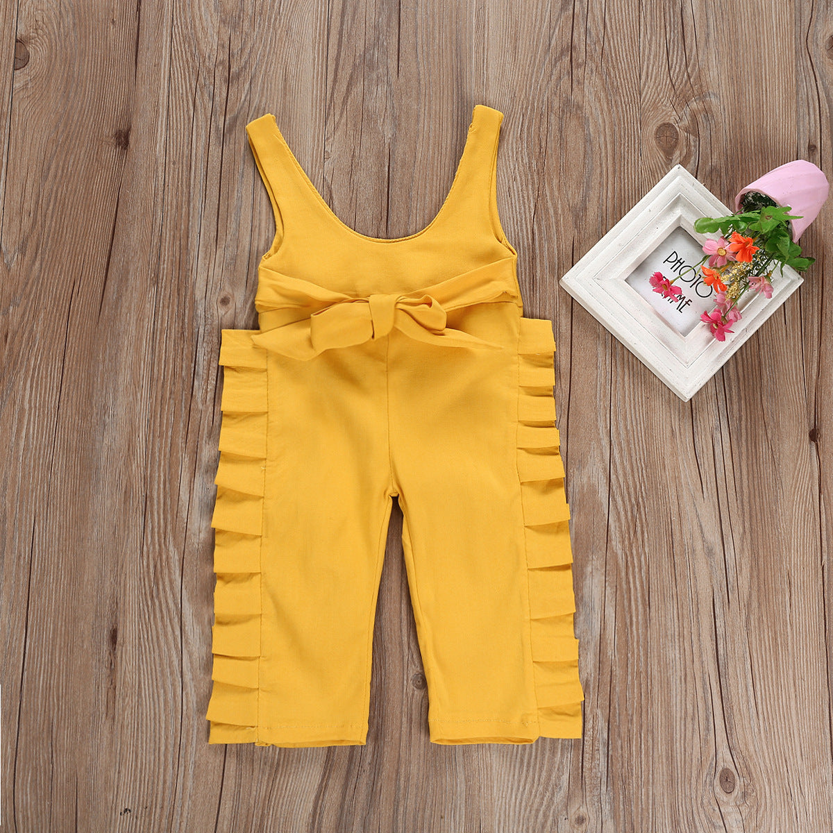 Vêtements enfants Salopette Amazon en coton jaune
