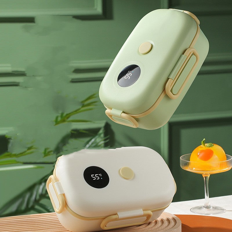 Fiambrera inteligente con visualización de temperatura y aislamiento