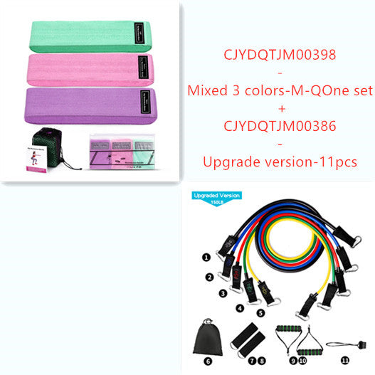 Bande de résistance élastique, cercle de hanche, Fitness, Squat, cercle de fesses, Yoga