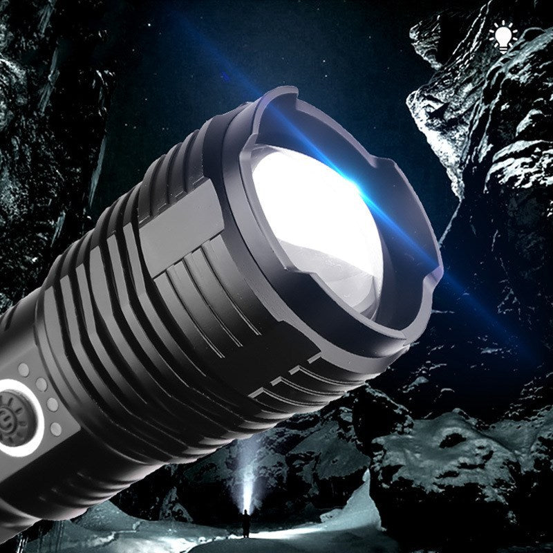 Linterna exterior P70 con carga USB