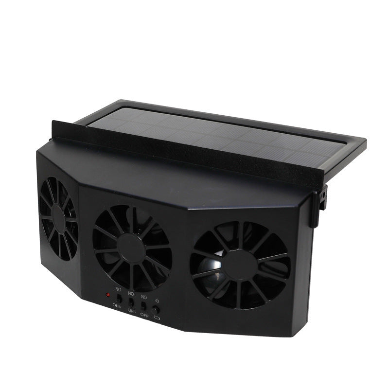 Ventilateur de voiture fenêtre solaire alimenté par le soleil voiture Auto évent système de refroidissement frais ventilateur de radiateur ventilateur de refroidissement économie d'énergie refroidisseur de style de voiture