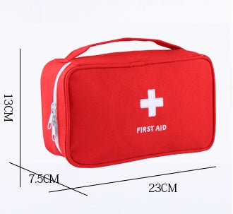 Vide Grande trousse de premiers secours Médicaments Camping en plein air Survie Sac à main Kits d'urgence Voyage Sac médical Sac de rangement portable Rouge