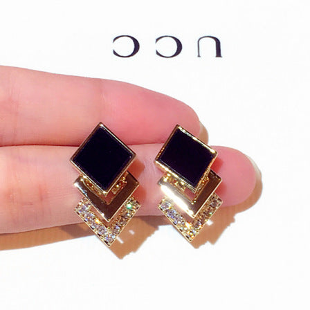 Boucles d'oreilles à épingle en argent pour femmes