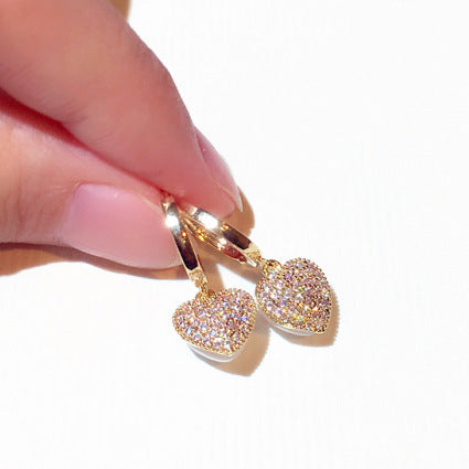 Boucles D'oreilles Tendance Délicates Super Brillantes Femme