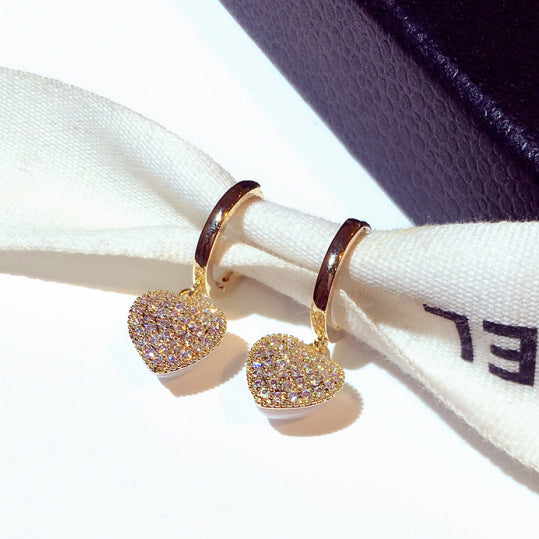 Boucles D'oreilles Tendance Délicates Super Brillantes Femme