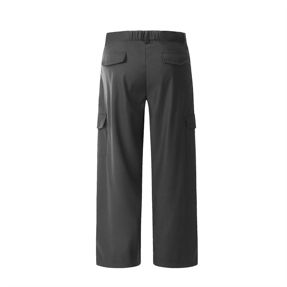Solid Color Fashion Casual Suit Pants Men
