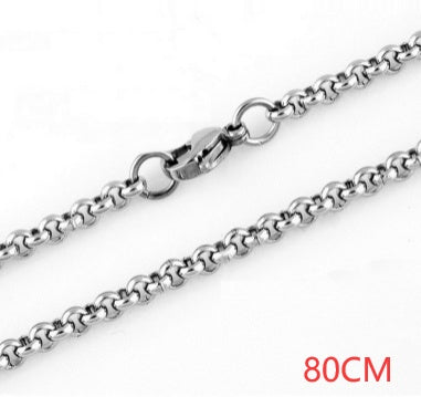 Colgante de hombre con cadena.