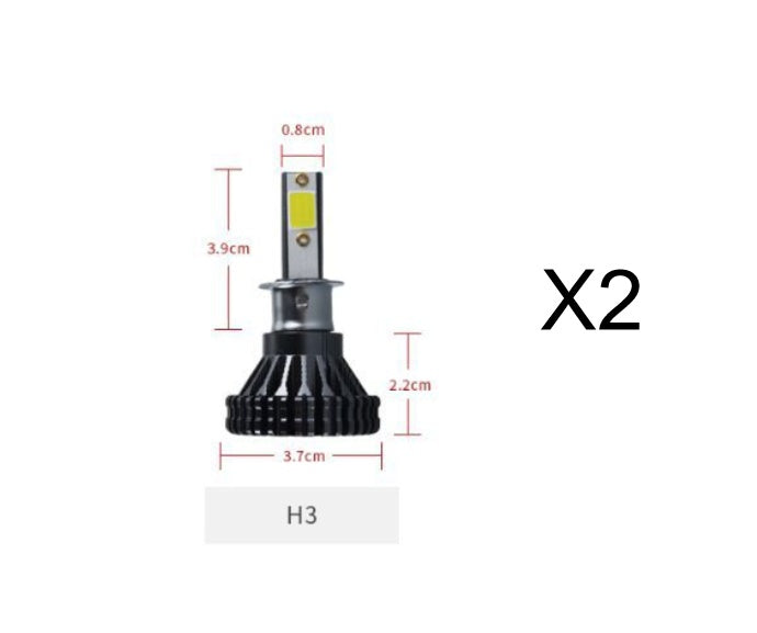 faro LED del coche