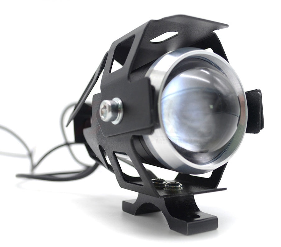 Phares de moto LED étanches, lampe auxiliaire, projecteur haute puissance U5 12V