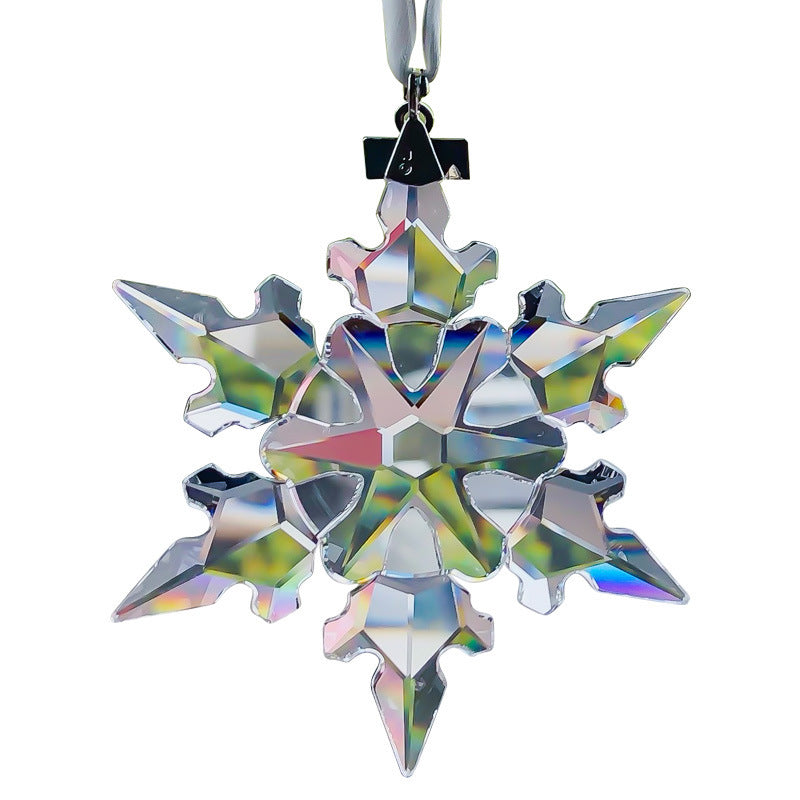 Crystal Creative Snowflake Car Pendant Interior