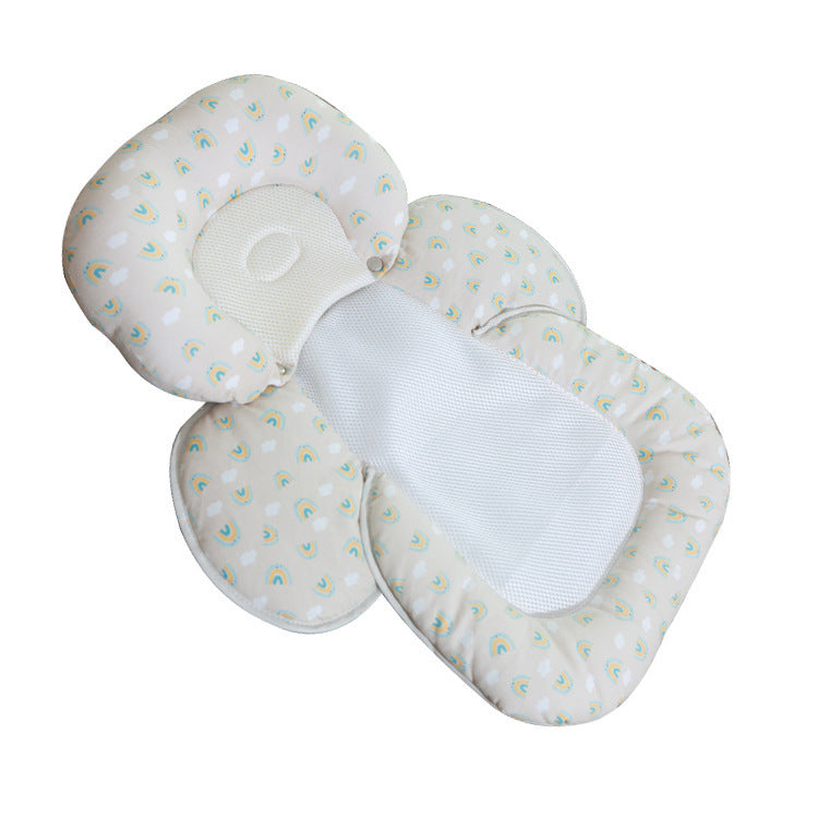 Mosquitera plegable y transpirable en cuna bb.