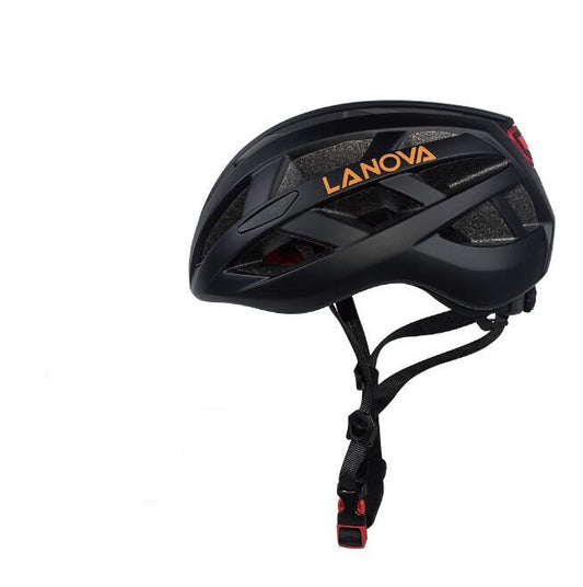 Casco de bicicleta de una sola pieza masculino y femenino con luz.