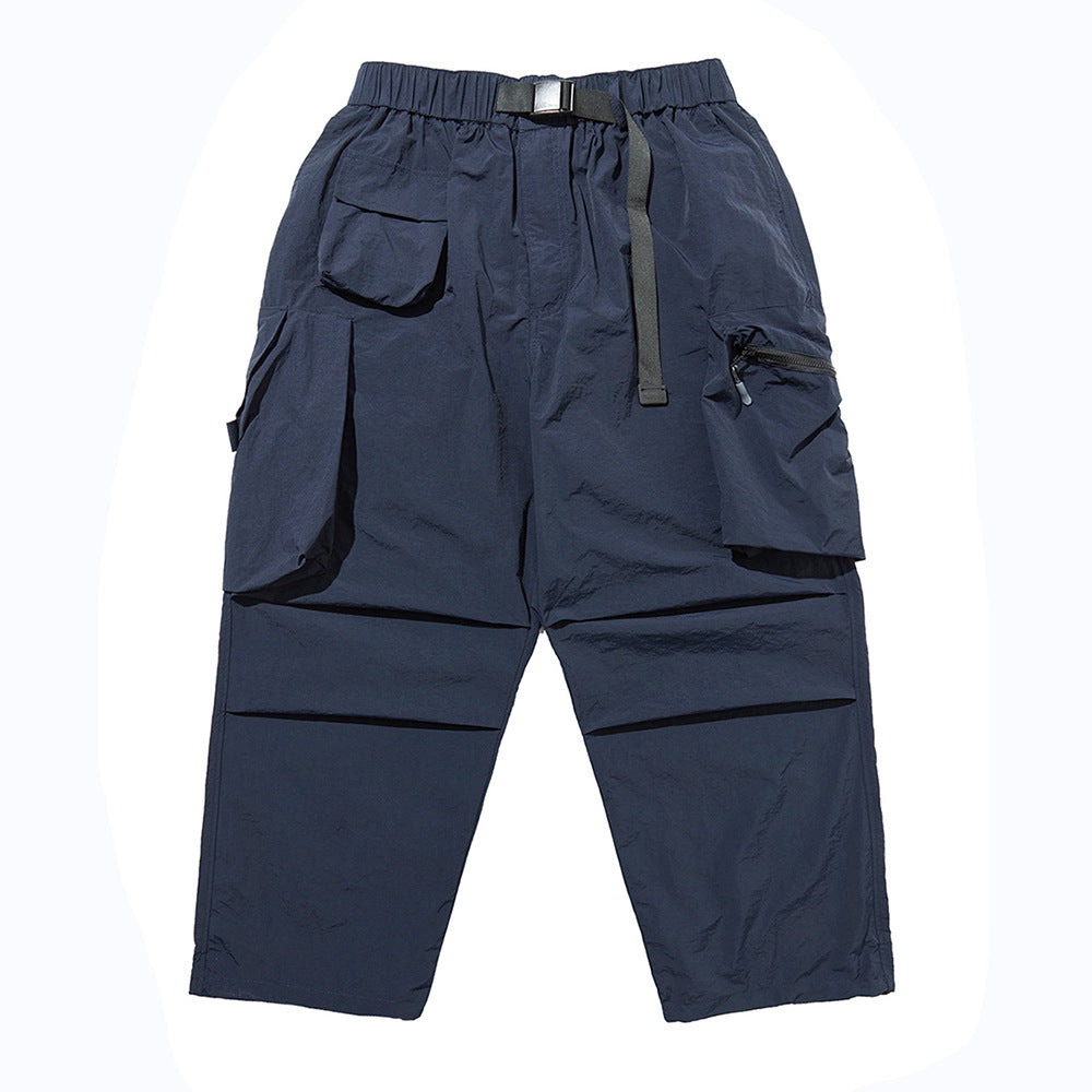 Fashion Japanese Style Workwear Casual Pants Men