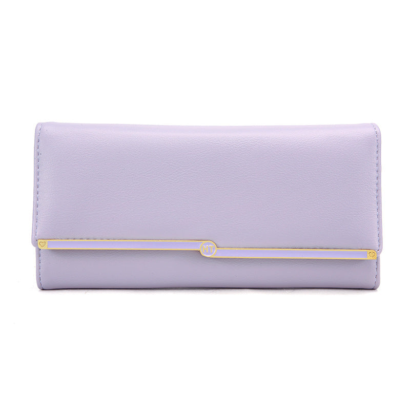 Portefeuille mode Long portefeuille femme Simple porte-carte