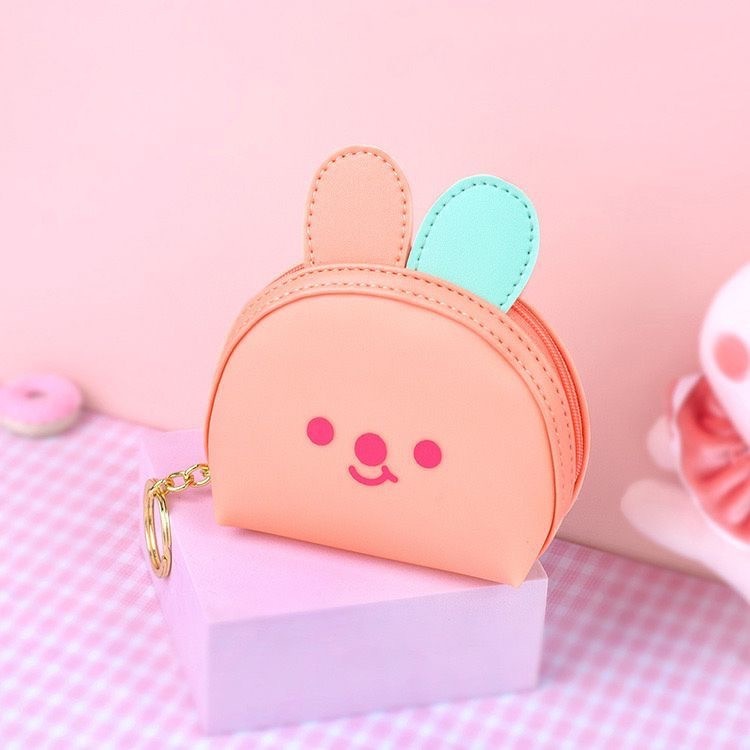 Porte-monnaie animal mignon de couleur gelée de dessin animé