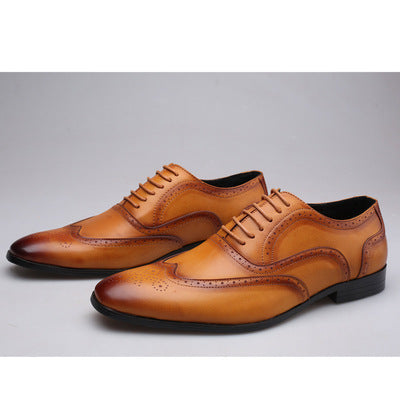 Zapatos de cuero Pu para hombre talla grande para hombre