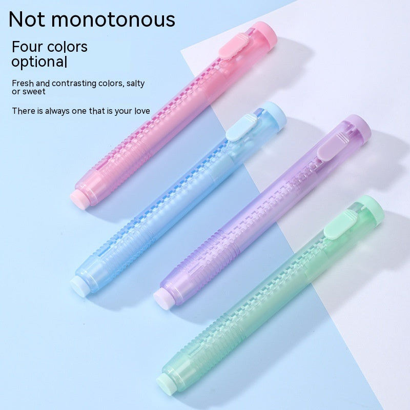 Gomme automatique pour enfants sans trace de type poussoir