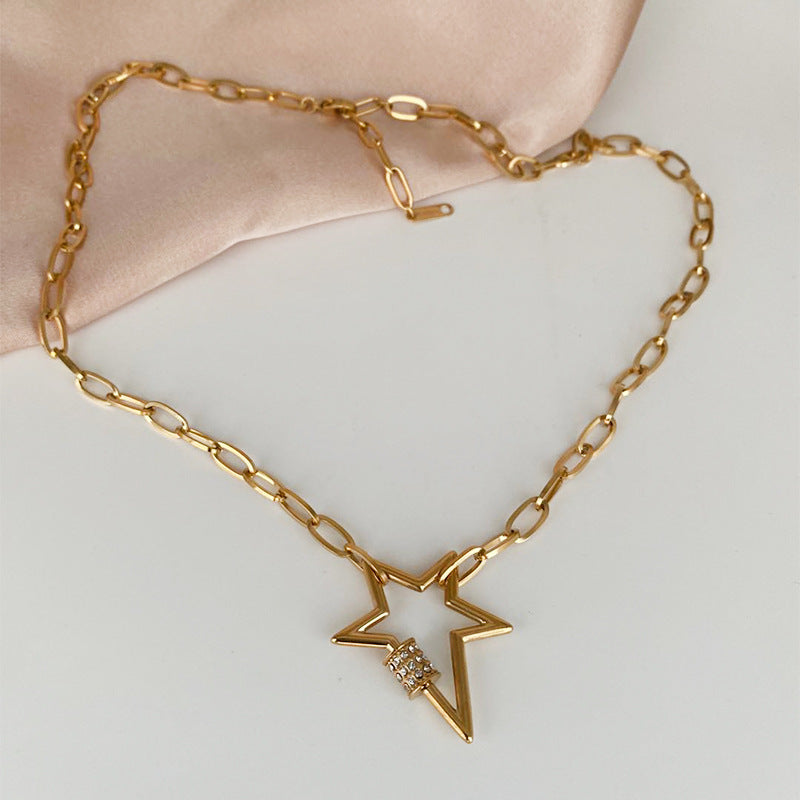 Five-pointed Star Sweater Chain For Women