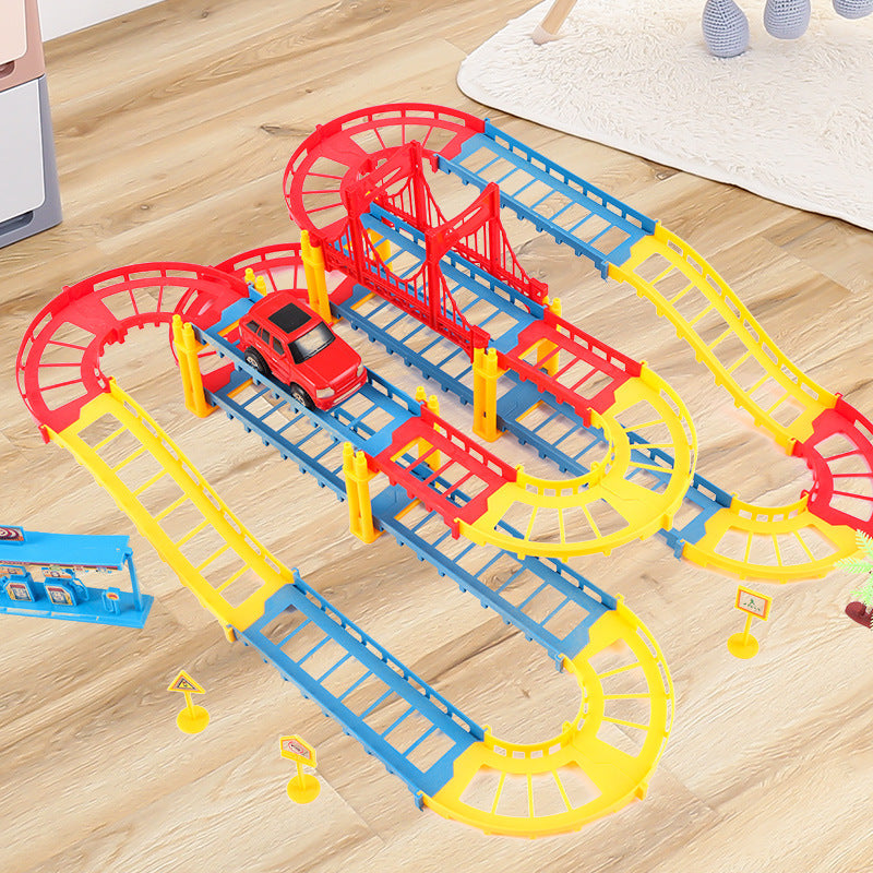 Jouets éducatifs ferroviaires électriques à grande vitesse