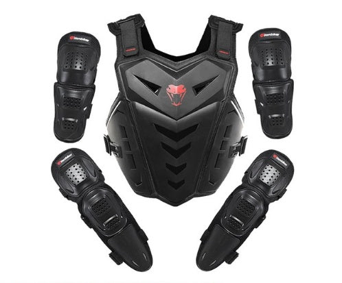 Veste de moto authentique, armure de course, protecteur, ATV, Motocross, Protection du corps, masque d'équipement, cadeau