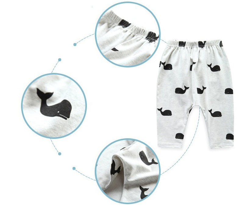Pantalon de jogging imprimé baleine 