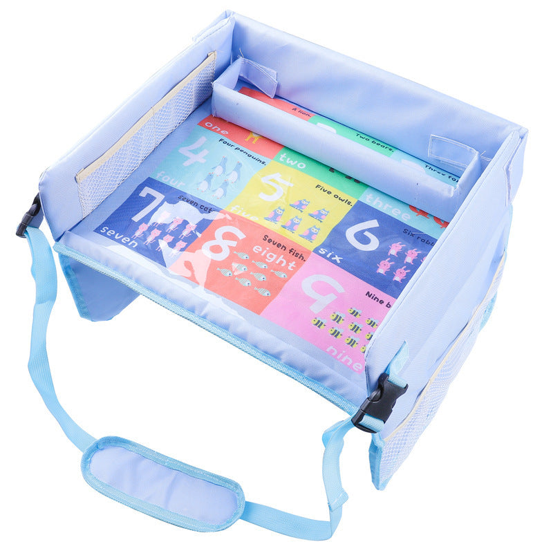 Plateau de siège de sécurité pour bébé, table de rangement pour voiture pour enfant