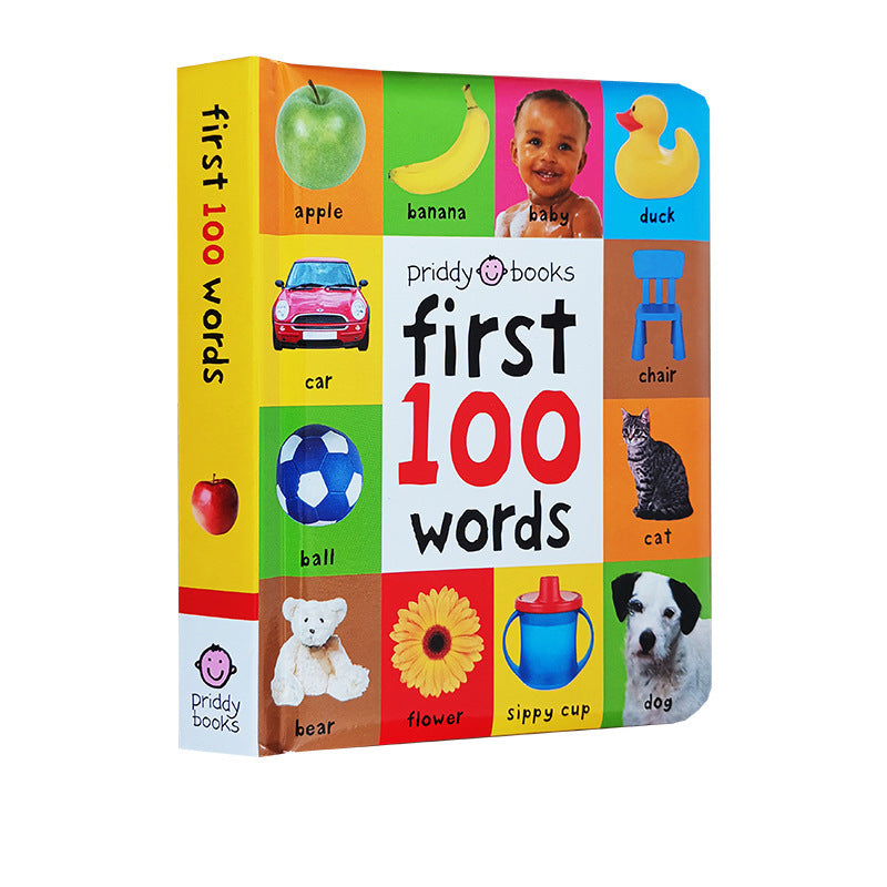 Livre cartonné original anglais de 100 premiers mots