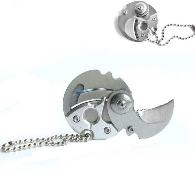 Couteau de survie de camping en acier inoxydable