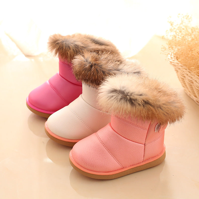 Chaussures d'hiver pour enfants, bottes pour filles, bottes de neige