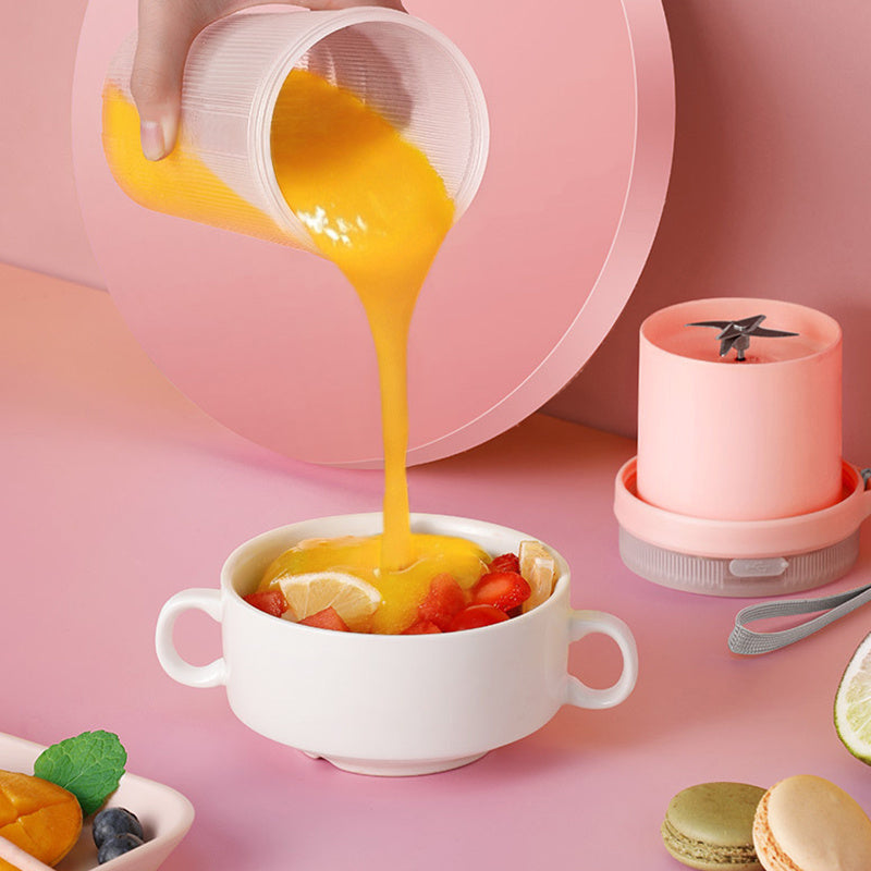 Licuadora portátil multifunción, exprimidor eléctrico, botella deportiva, licuadora de frutas, licuadora de batidos recargable por USB, exprimidor de frutas