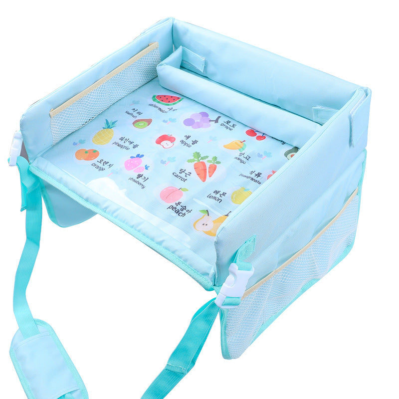 Plateau de siège de sécurité pour bébé, table de rangement pour voiture pour enfant