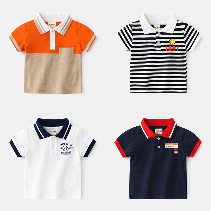 T-shirt bébé garçon manches courtes été enfants haut enfant