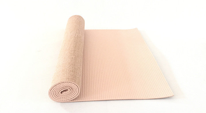 Tapis de yoga en toile de sac