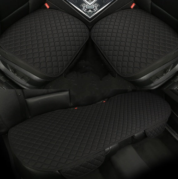 Protector de funda de asiento de coche de lino