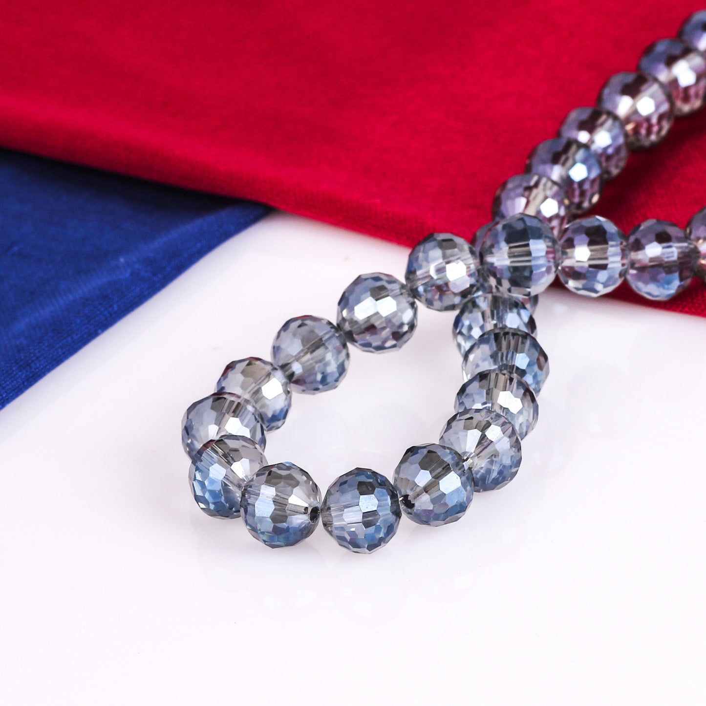Accessoires de coiffure de mariée galvanisés, matériel d'ornement, perles coupées