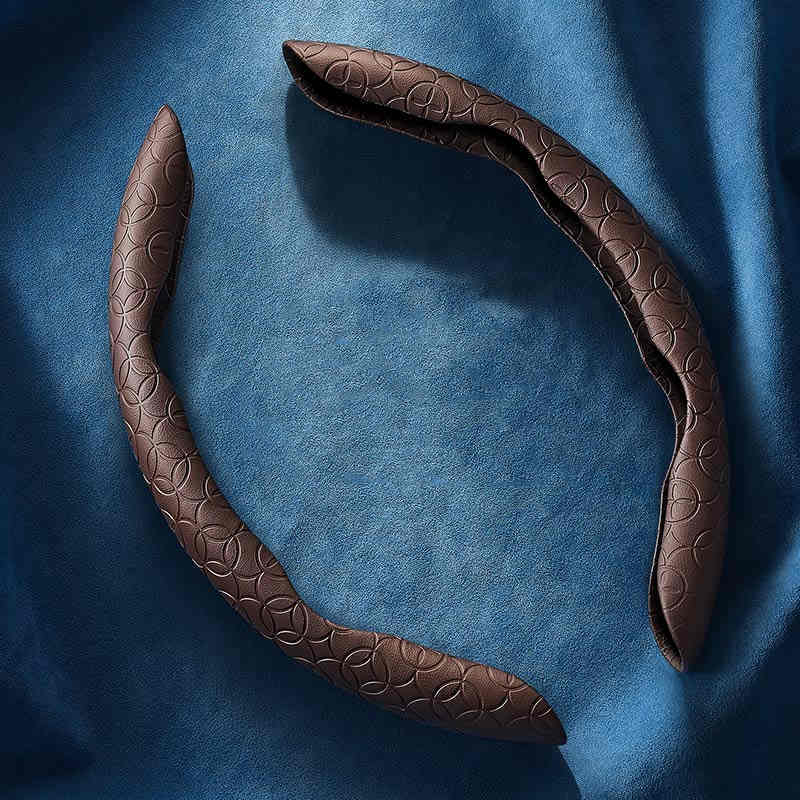 Housse de volant de voiture en daim, Ultra-fine, absorbant la sueur, antidérapante, été