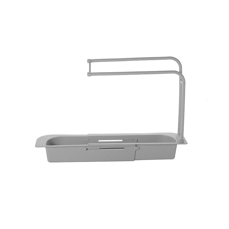 Support étagères d'évier télescopique, panier de vidange de rangement extensible pour la cuisine domestique