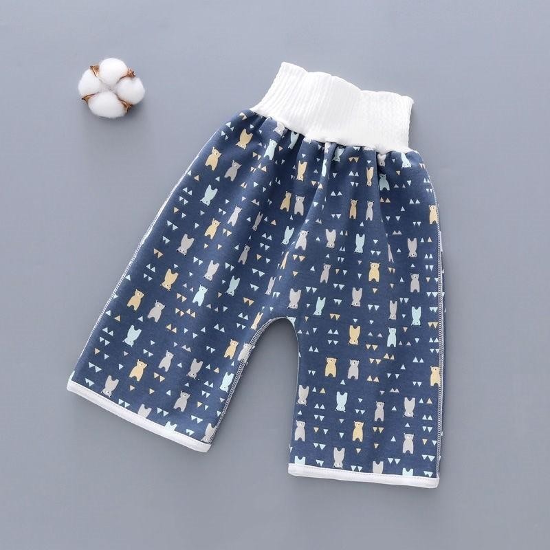 Jupe couche bébé en coton et fibre de bambou