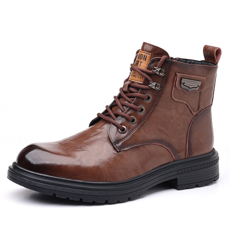 Botas de motor de transporte de moda Botines
