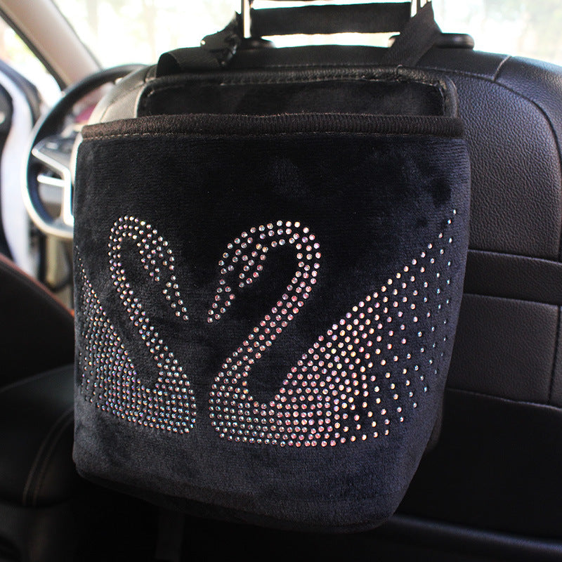 Storage net pocket between car seats