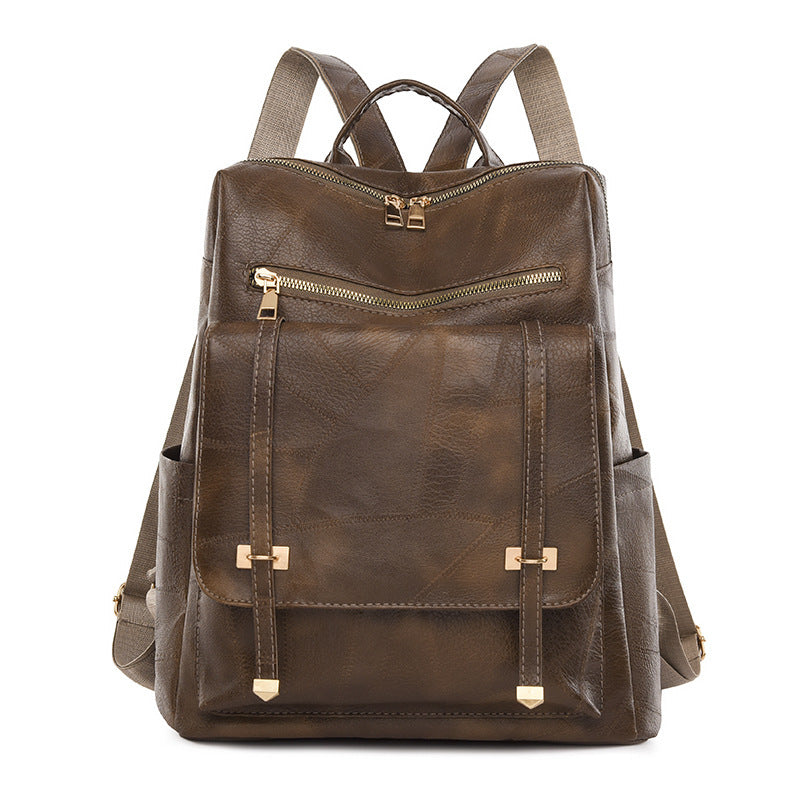 Sac à dos simple et à la mode de grande capacité pour femmes