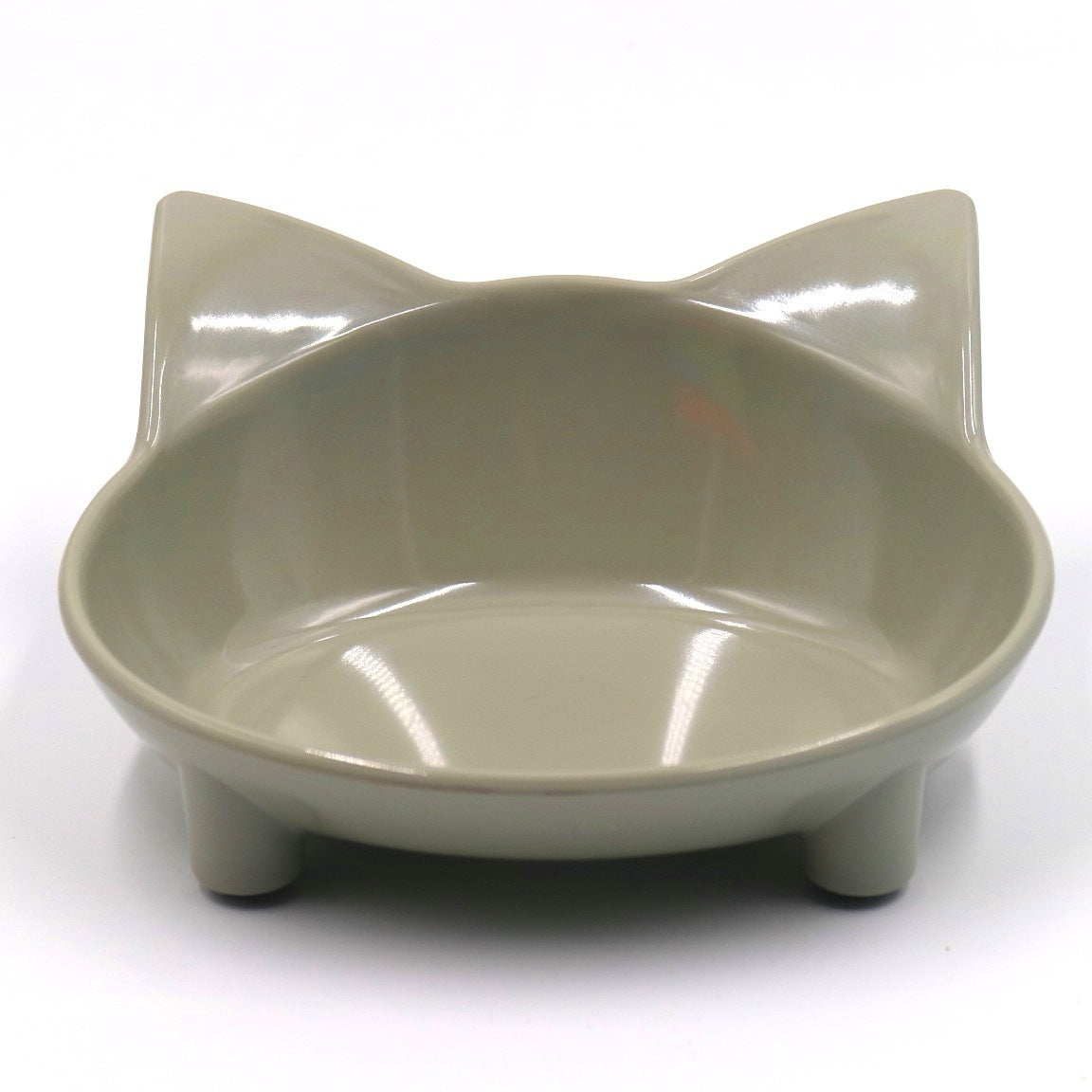 Fournitures pour animaux de compagnie bol pour animaux de compagnie mélamine slipColored Cat Bowl