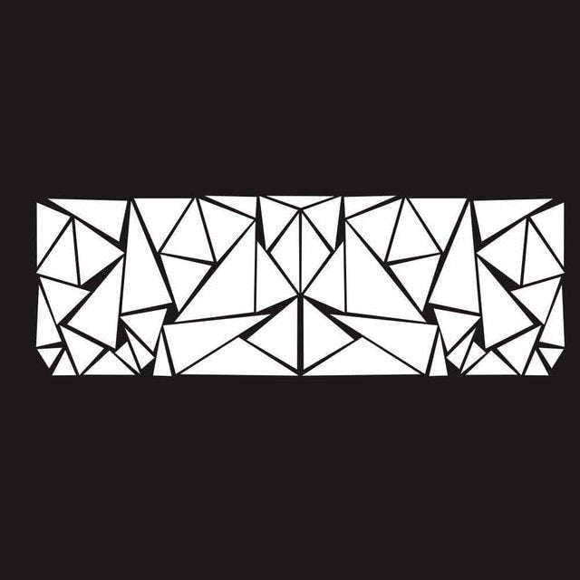 Autocollants de voiture Triangles noirs mats, autocollant latéral de voiture, Camouflage, style de voiture, décalcomanie en vinyle, décor pour la décoration de voiture 