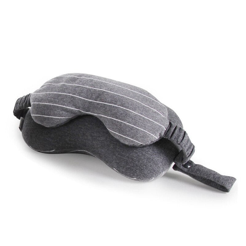 Masque pour les yeux multifonction deux en un, oreiller de bureau, oreiller Cervical, masque pour les yeux, oreiller de voyage, oreiller Cervical