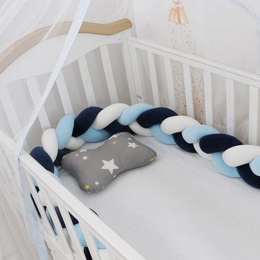 Bébé pare-chocs lit tresse noeud oreiller coussin pare-chocs pour bébé cuna Bebe lit berceau protecteur lit pare-chocs chambre décor