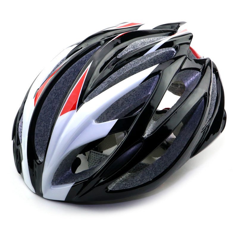 casco integrado para bicicleta