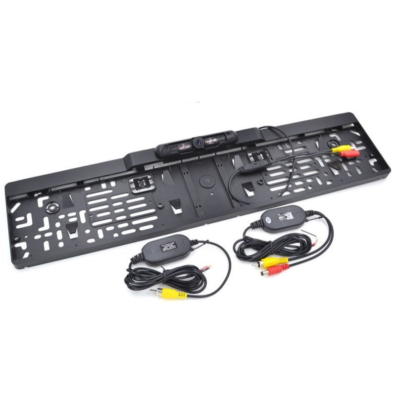 Vista trasera de cuatro luces infrarrojas de la cámara de marcha atrás del coche